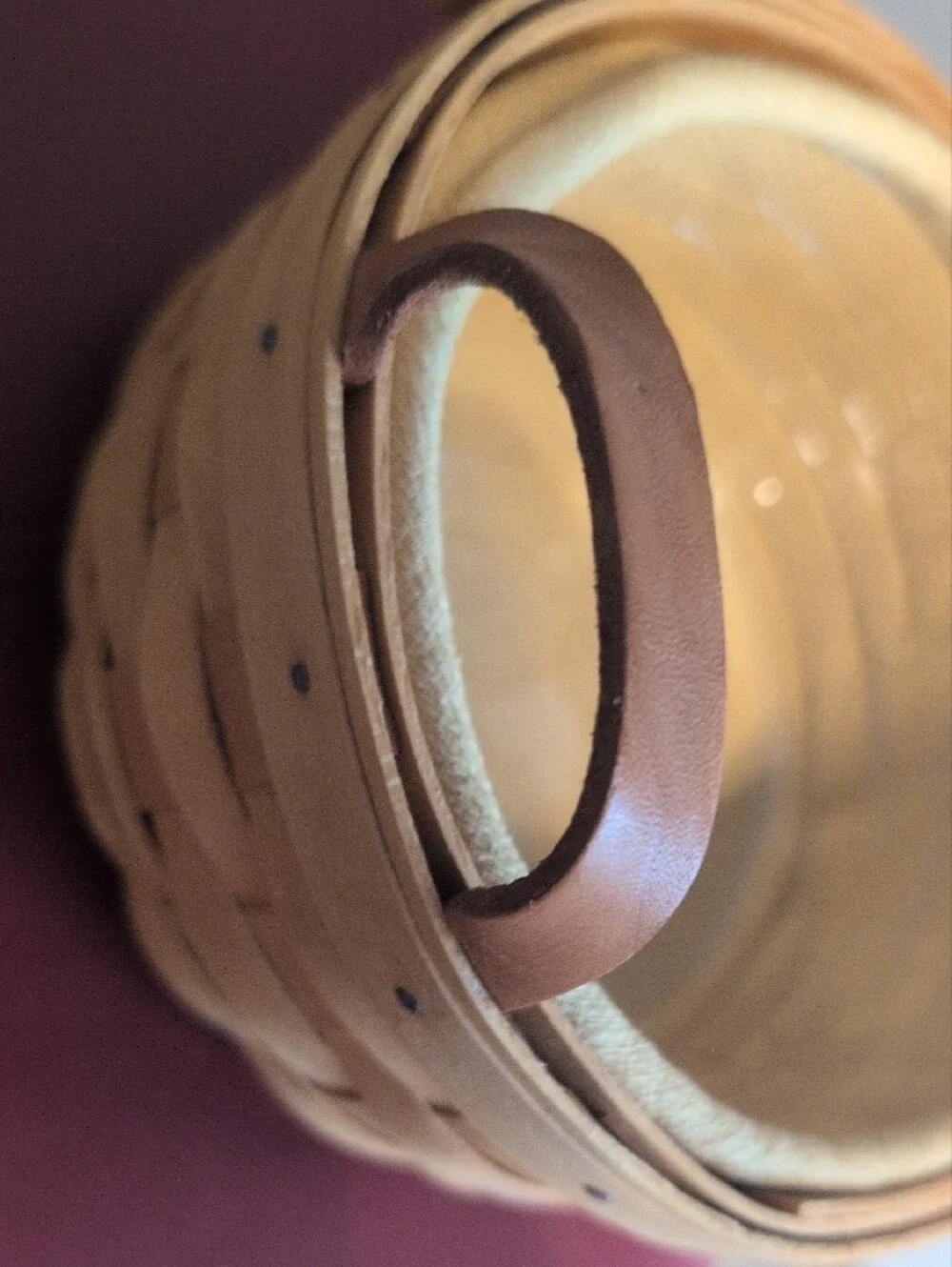 Longaberger 2001 Button Basket Set